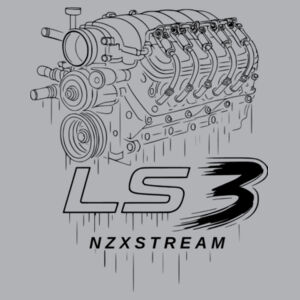 LS3 Black Line Art - AS Colour Mens Barnard Tank Design