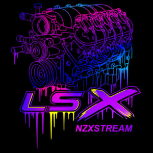 LSX Purple Fade Line Art - AS Colour Mens Staple T shirt Design