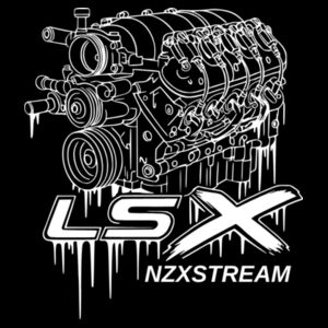 LSX White Line Art - AS Colour Mens Staple T shirt Design
