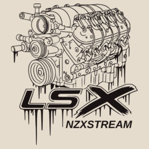 LSX Black Line Art - AS Colour Mens Staple T shirt Design