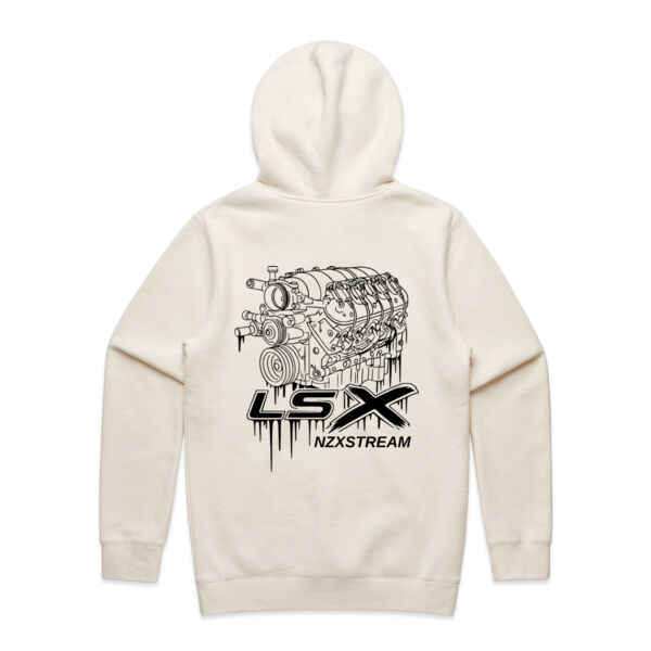 LSX Line art Black - AS Colour Mens Stencil Hoodie Thumbnail