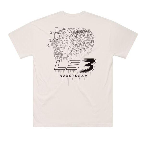 LS3 Black Line Art - Oversized Tee - Heavy weight fabric, 220 GSM Thumbnail